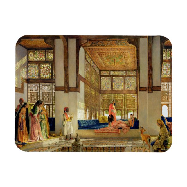 Der Empfang, 1873 (Öl auf Tafel) Magnet (Horizontal)