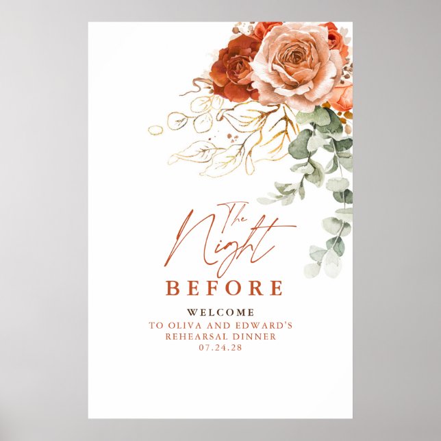 Der Empfang am Abend vor der Probe Poster (Vorne)