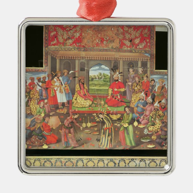 Der Empfang für den Botschafter Silbernes Ornament (Vorne)