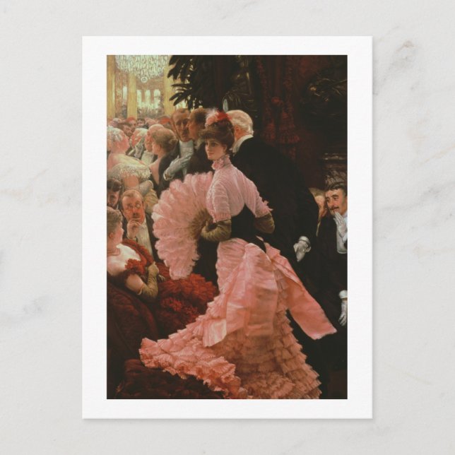 Der Empfang oder L'Ambitieuse (Politische Frau) c Postkarte (Vorderseite)