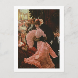 Der Empfang oder L'Ambitieuse (Politische Frau) c Postkarte