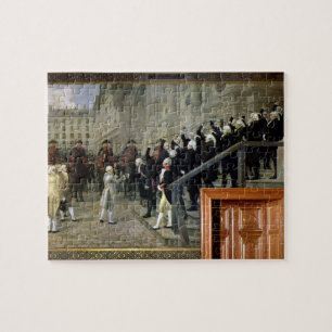 Der Empfang von Louis XVI im Hotel de Ville b Puzzle