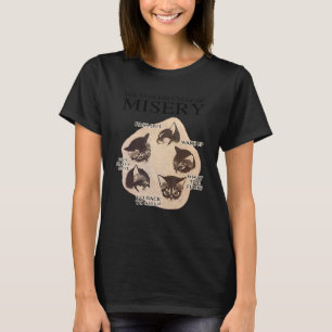 Der endlose Kreislauf des Elends faule Katze T-Shirt