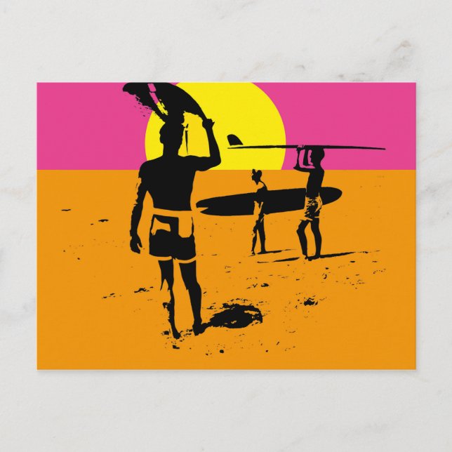 Der endlose Sommer - 15. Juni 1966 Postkarte (Vorderseite)