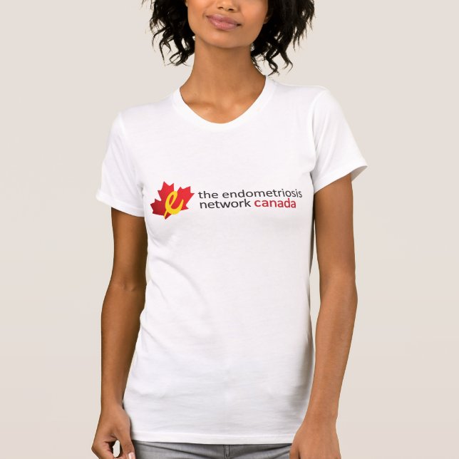 Der endometriosis-Netz-Kanada-T - Shirt (Vorderseite)