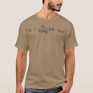 Der Energie-Impulsgeber der Quantenfeldtheorie T-Shirt