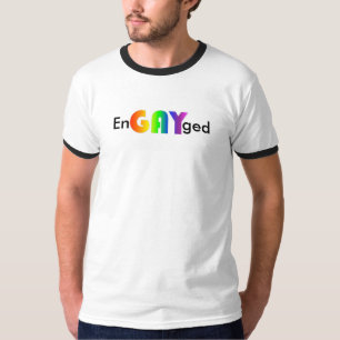 Der Engayged der Männer T - Shirt