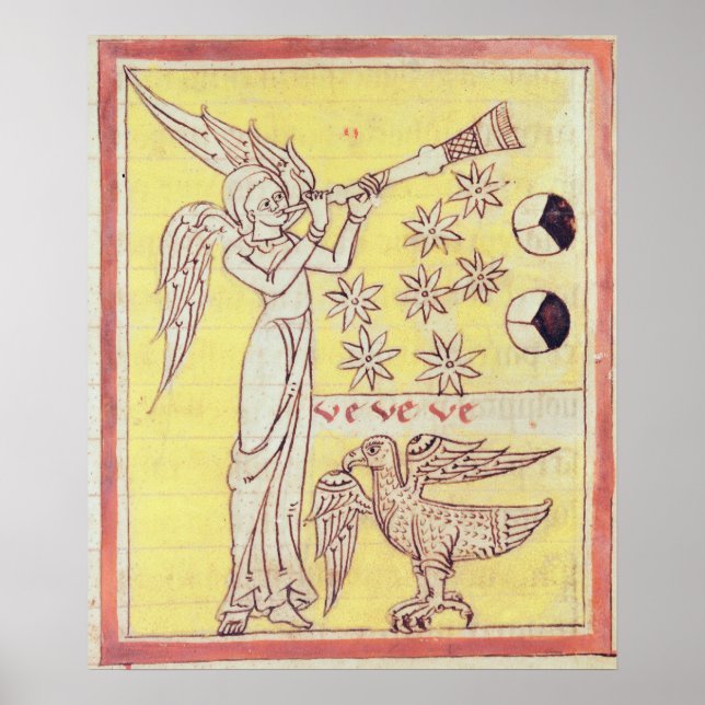 Der Engel bläst Trumpet Poster (Vorne)