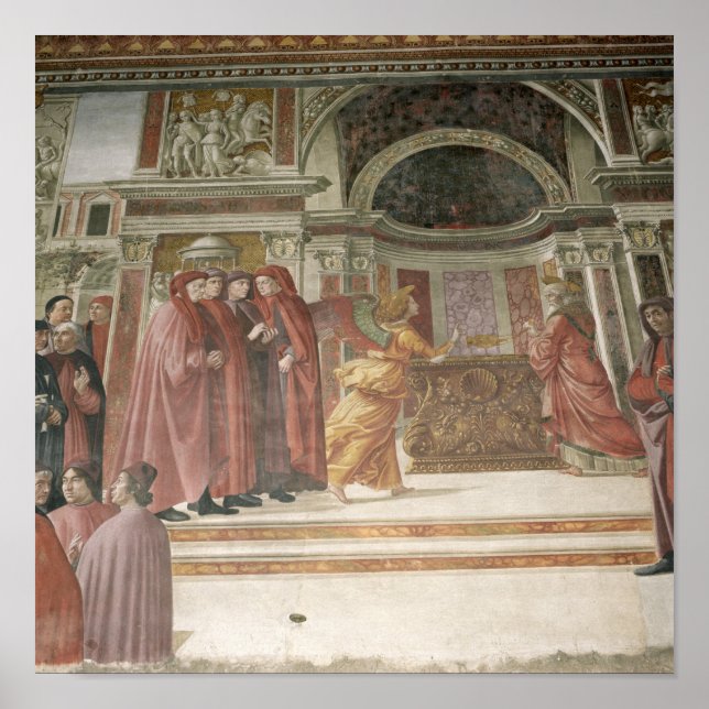 Der Engel, der in den St. Zacharias in der Poster (Vorne)