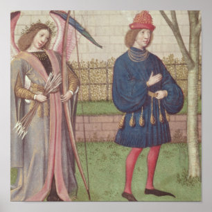 Der Engel der Liebe erscheinend zu einem Liebhaber Poster