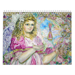 Der Engel der Rosenquarzuhr Kalender