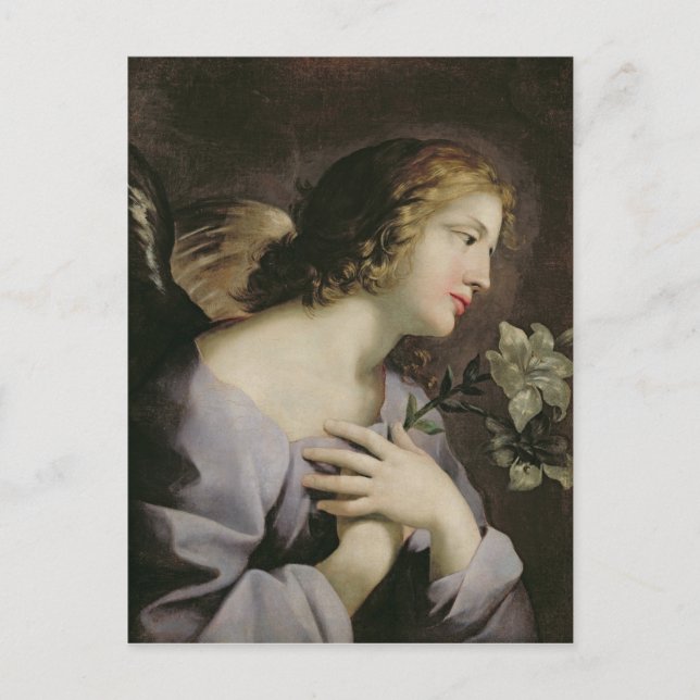 Der Engel der Verkündigung, c.1650 Postkarte (Vorderseite)