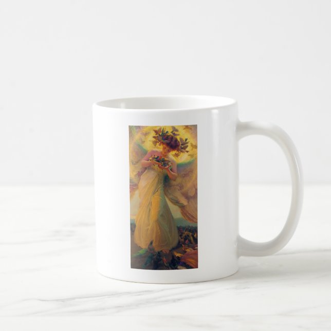 Der Engel der Vögel Franz Dvorak 1910 Tasse (Rechts)