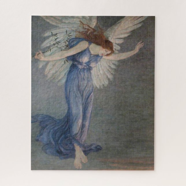 Der Engel des Friedens (von Walter Crane) Puzzle (Vertikal)