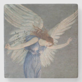 Der Engel des Friedens (von Walter Crane) Steinuntersetzer