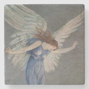Der Engel des Friedens (von Walter Crane) Steinuntersetzer
