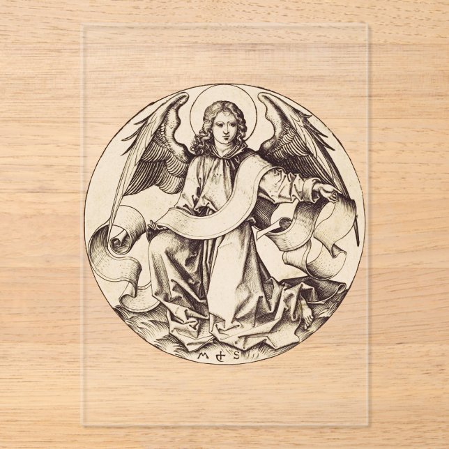 Der Engel des Heiligen Matthew Acryleinladungen (Vorderseite)