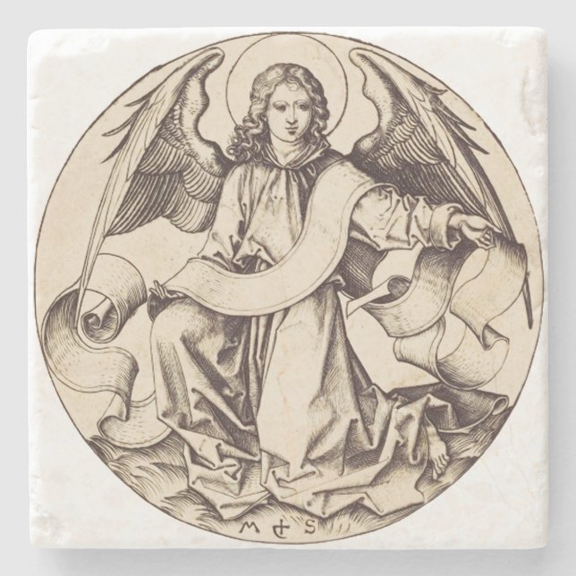 Der Engel des Heiligen Matthew Steinuntersetzer (Vorderseite)
