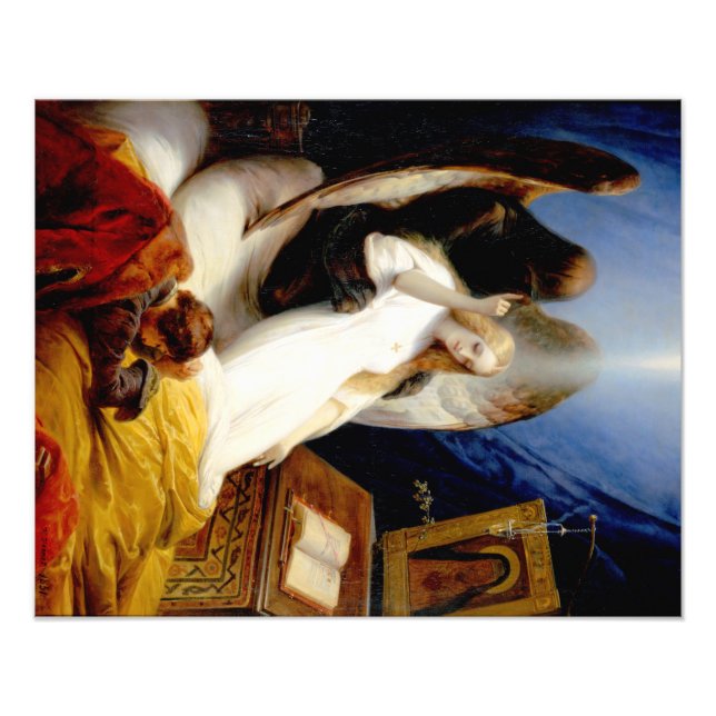 Der Engel des Todes fallen Fotodruck (Vorne)