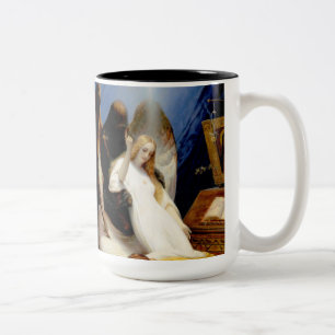 Der Engel des Todes fallen Zweifarbige Tasse
