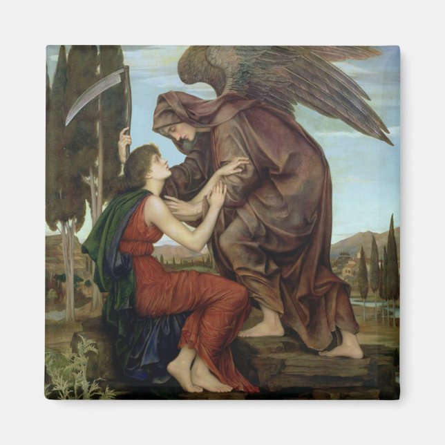 Der Engel des Todes (Mitgefühl am Ende des Lebens) Magnet (Vorne)