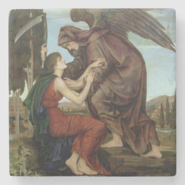 Der Engel des Todes (Mitgefühl am Ende des Lebens) Steinuntersetzer