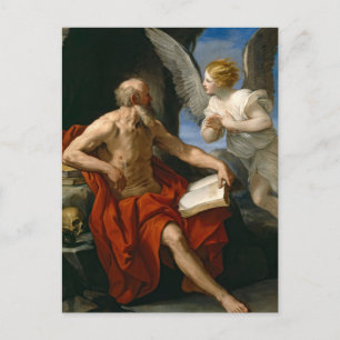 Der Engel erscheint nach St. Jerome von Guido Reni Postkarte
