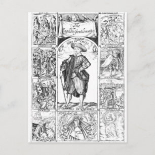 Der Engländer Postkarte