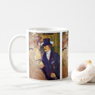 Der Engländer von Toulouse Lautrec, Vintage Art Kaffeetasse