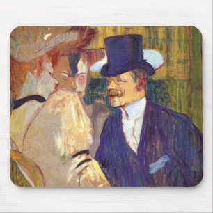 Der Engländer von Toulouse Lautrec, Vintage Art Mousepad