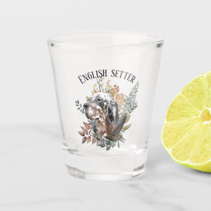 Der englische Setter , Die Jagd auf die Woodcock , Schnapsglas