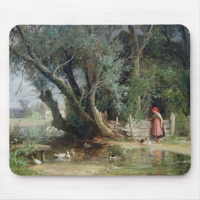 Der Enten-Teich Mousepad (Vorne)