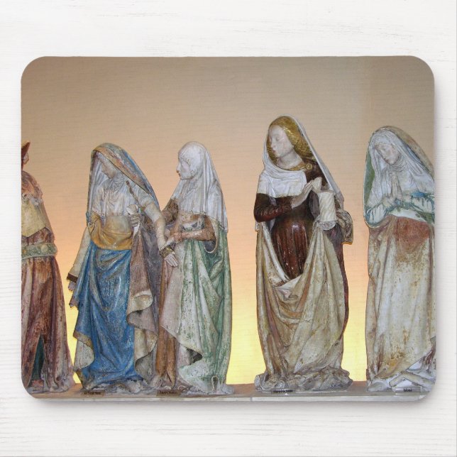 Der Entombment, 1490 (gemalter Stein) (Detail) 3 Mousepad (Vorne)