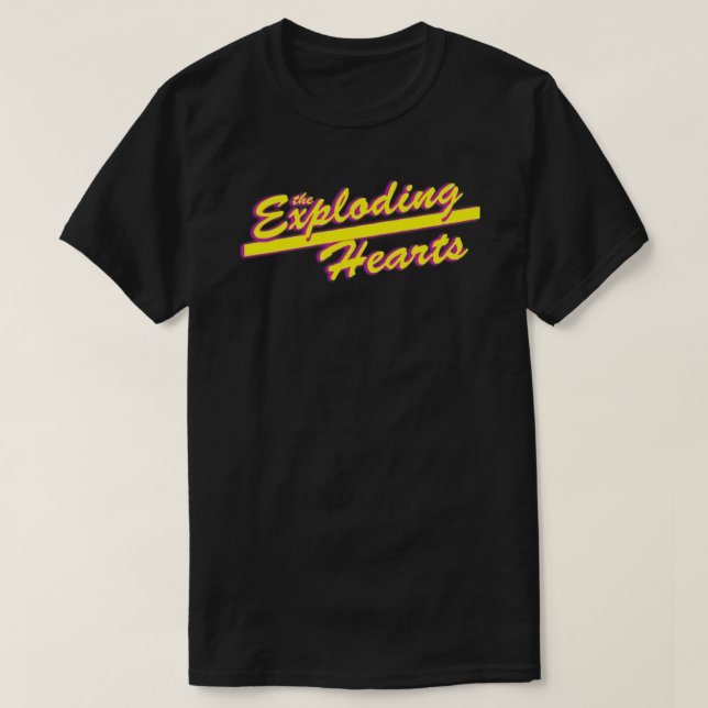 Der entscheidende T - Shirt explodierender Herzen (Design vorne)