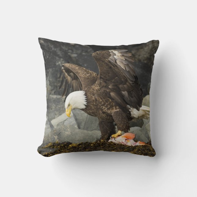 Der entscheidende Weißkopfseeadler Kissen (Vorderseite)