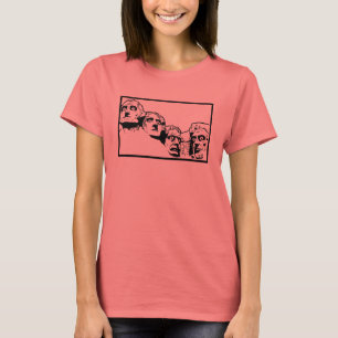 Der entsetzende Mount Rushmore T-Shirt