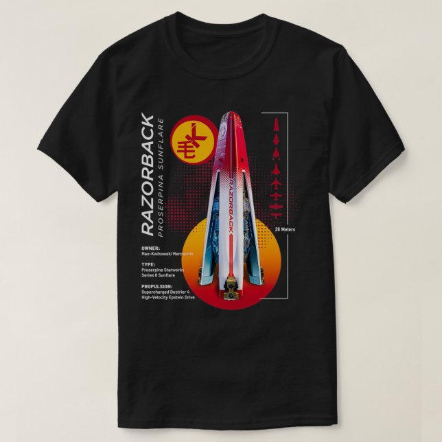 Der Epanse Razorback Schiff Pullover  (Design vorne)
