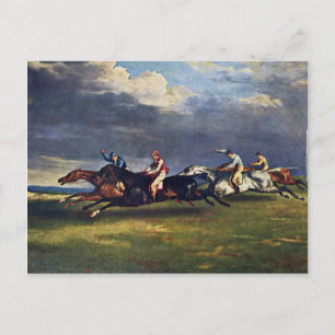 Der Epsom Derby von Géricault Jean Louis Théodore Postkarte