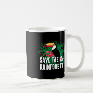 Der Erdtag Rette den Regenwald Kaffeetasse