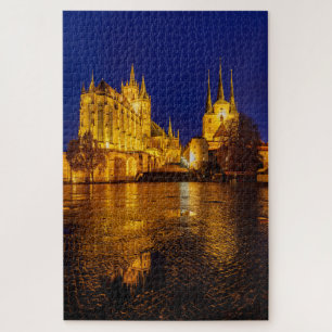 Der Erfurter Dom in Thüringen Puzzle