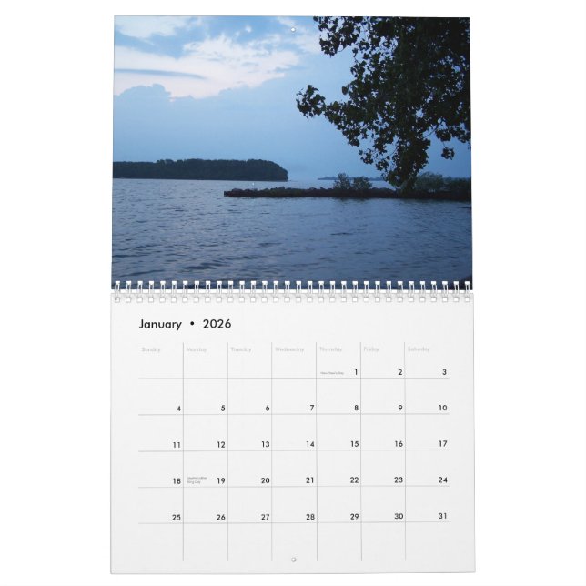 Der Eriesee Calander Kalender (Jan 2026)