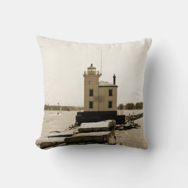 Der Eriesee-Leuchtturm Kissen