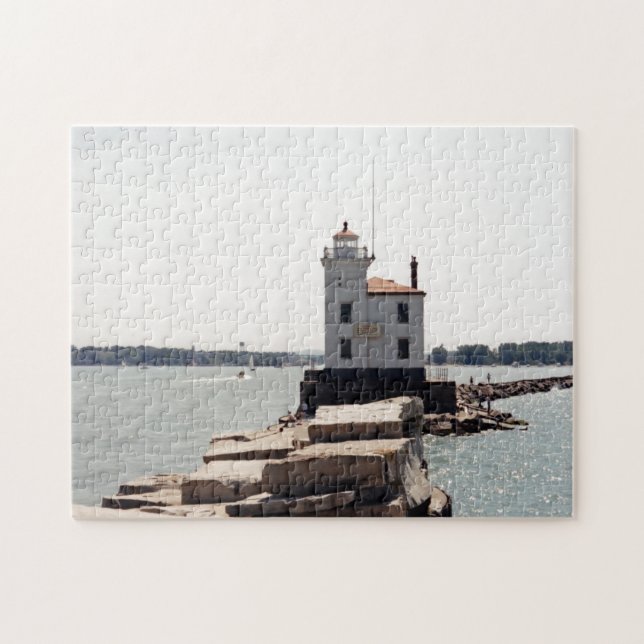 Der Eriesee-Leuchtturm Puzzle (Horizontal)