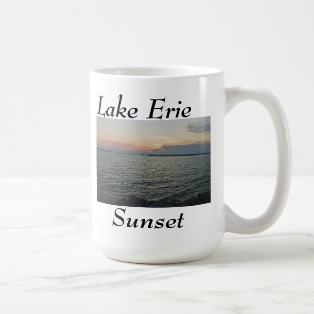 Der Eriesee-Sonnenuntergang Tasse (Rechts)