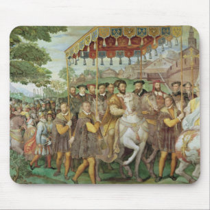 Der ernste Eingang des Kaisers Charles V Mousepad