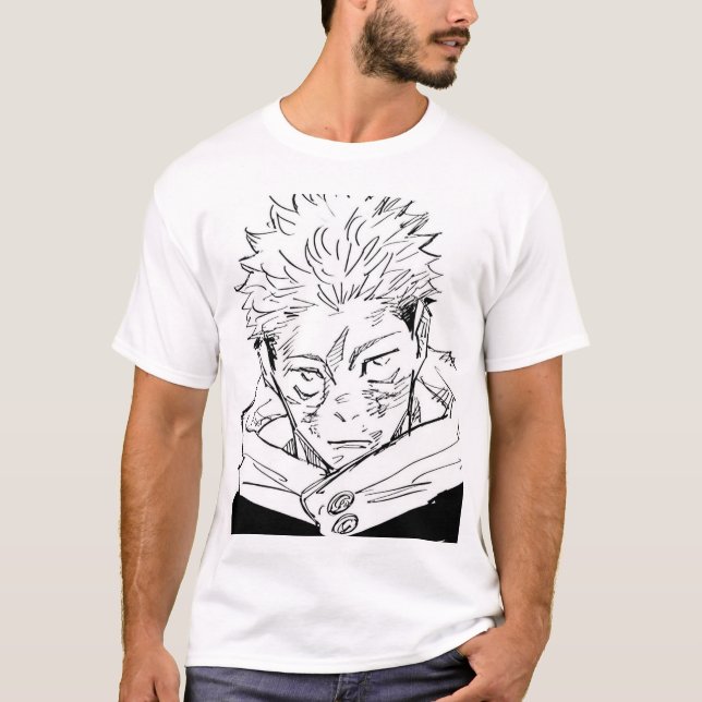 Der ernste Itadori T-Shirt (Vorderseite)