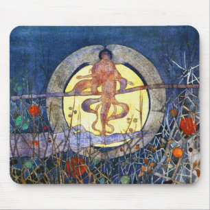 Der Ernte-Mond - Charles Rennie Mackintosh Mousepad