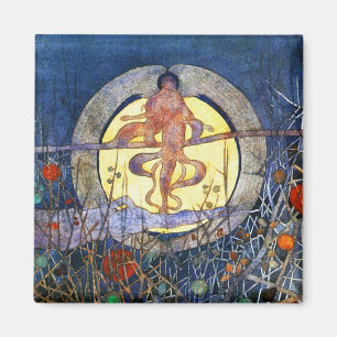 Der Erntemond - Charles Rennie Mackintosh Magnet