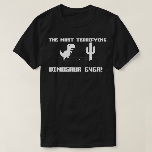 Der erschreckendste Dinosaurier Offline-Browser lu T-Shirt (Design vorne)
