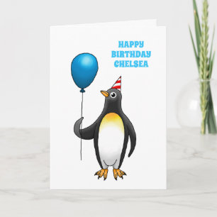Der erstaunliche Party-Pinguin Karte